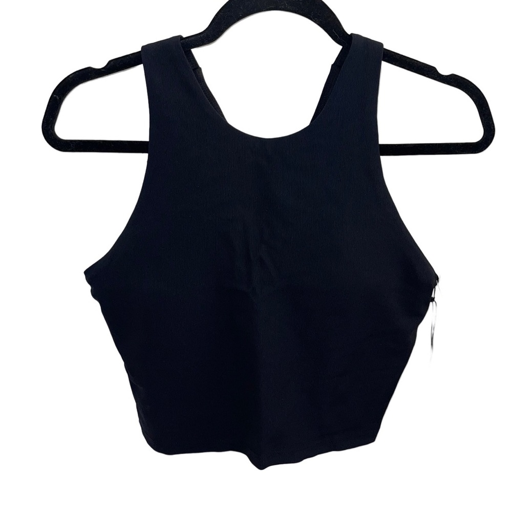Black Cropped Tank NWT